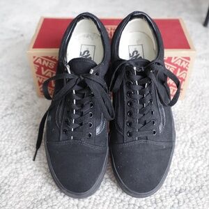 Unisex Black Old Skool Vans M9/W10.5